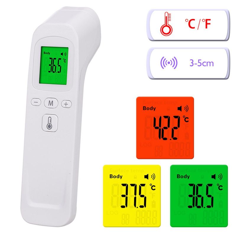 Termómetro infrarrojo digital corporal para Bebes, niños y adultos-1