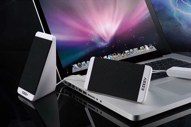 Parlante Altavoz estéreo portátil USB y Plug Jack 3.5mm-2