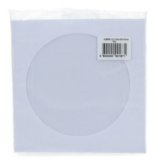 Sobres Papel Dvd, Cd, Blu-ray Pack 10 Unidades-0