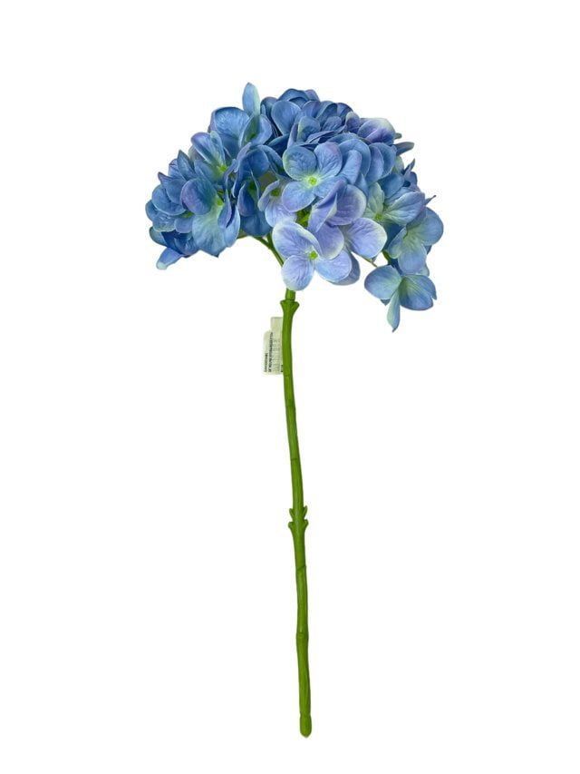 Hortensia Celeste 45cm Artificial | Estilo Natural para Interiores y Vitrinas