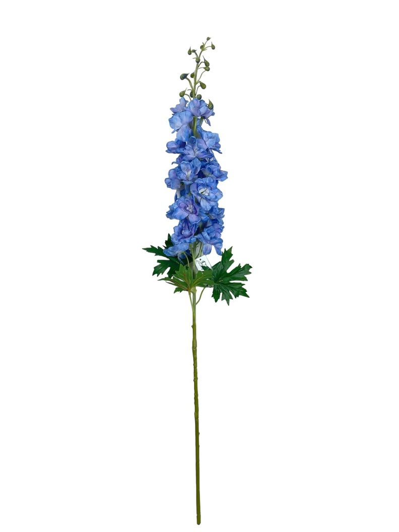 Delphinium Azul/Lila 94cm Artificial | Estilo Natural para Interiores y Vitrinas