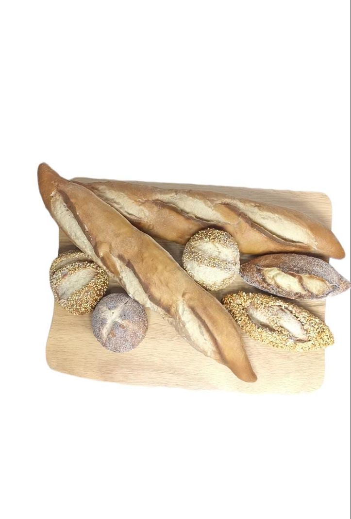 Pan Frances Baguette Decorativo Corel Crema