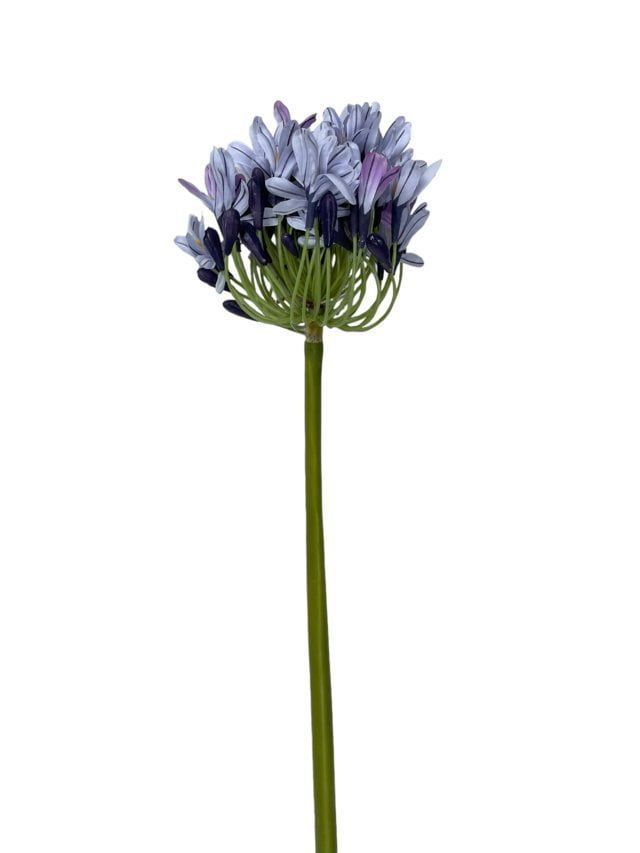 Rama Artificial de Agapanto Lila 89cm Artificial | Estilo Natural para Interiores y Vitrinas