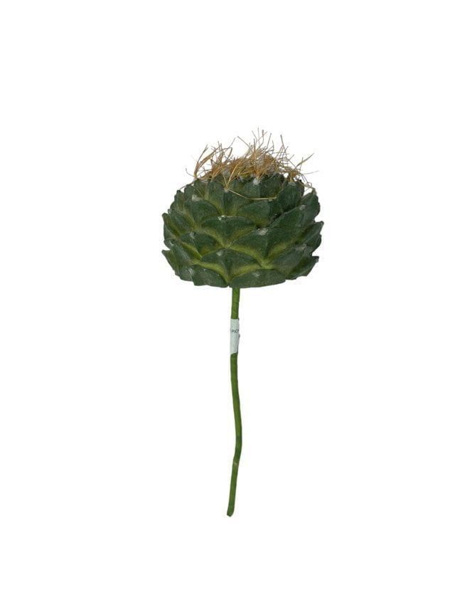 Cactus Redondo o Asiento De La Suegra Artificial | Estilo Natural para Interiores y Vitrinas Verde