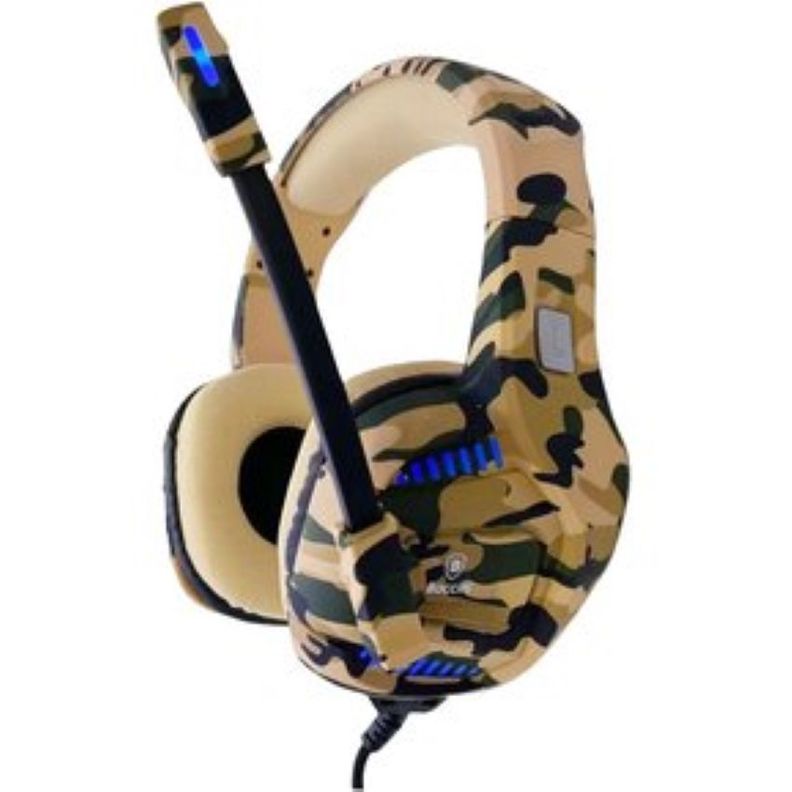 Audifono PS4 Camuflajeado Gamer Con Luz-0