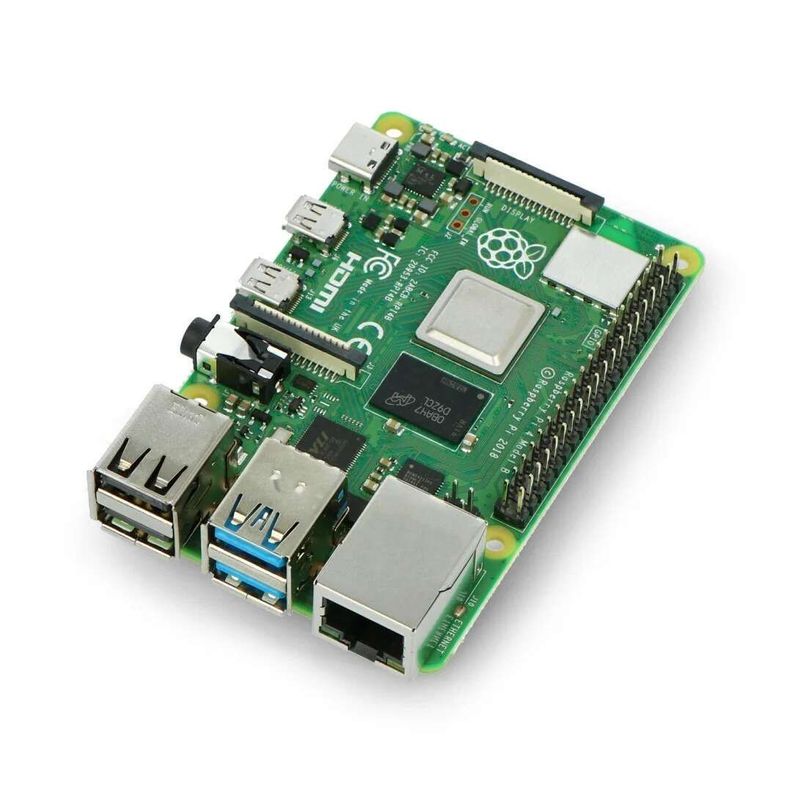 Kit Raspberry Pi 4B de 4G Carcasa Cargador Ventilador-0
