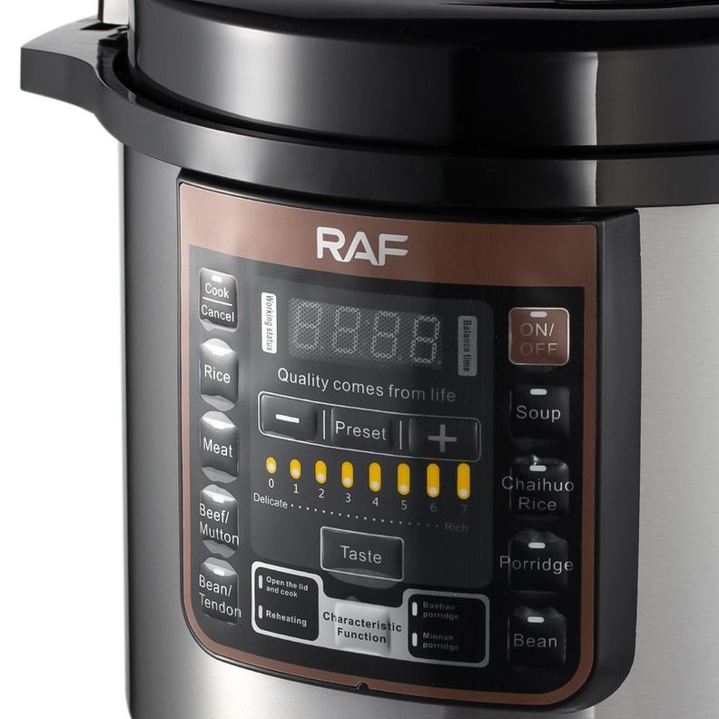 Olla a Presión Arrocera Eléctrica 2 en 1 RAF R.182 12 Litros-1
