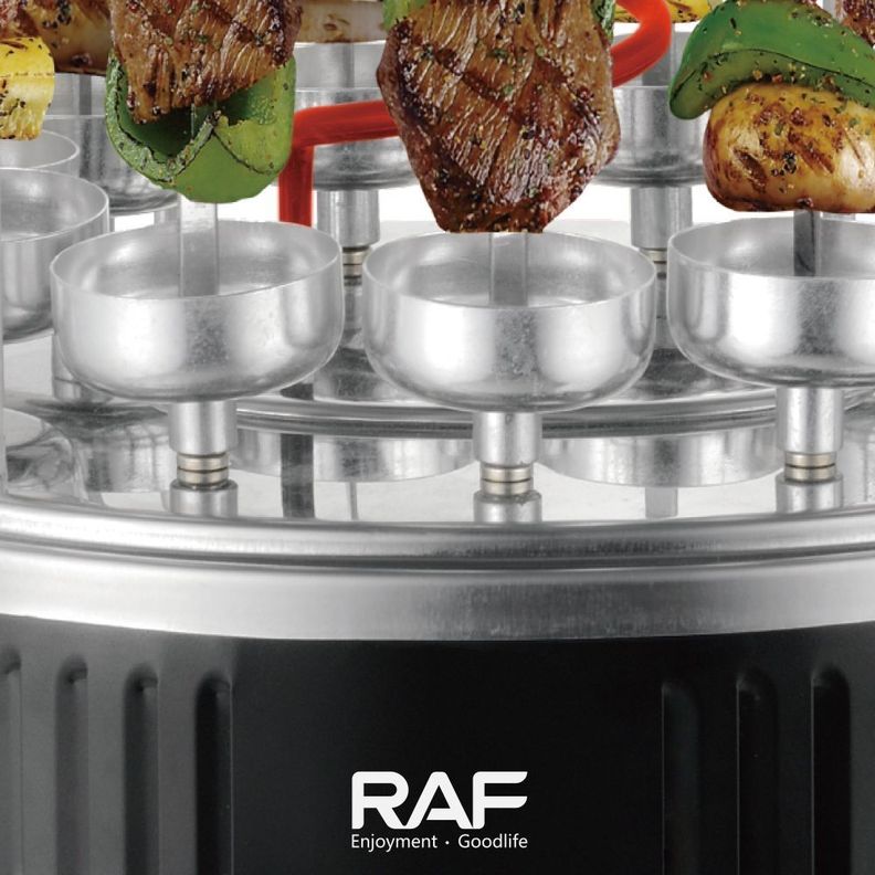 Parrilla Giratoria Eléctrica RAF R.8628-4