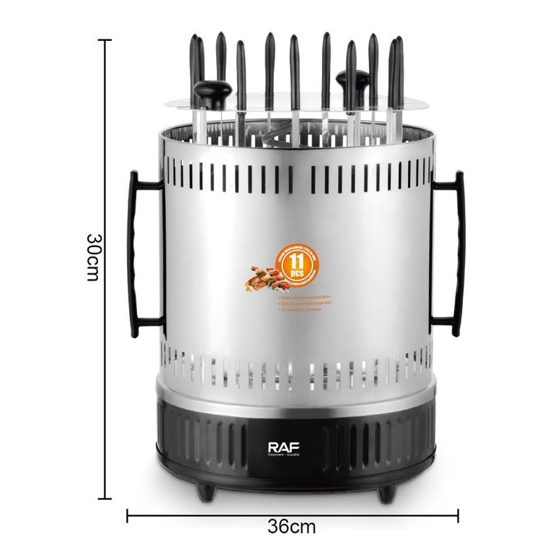 Parrilla Giratoria Eléctrica RAF R.8628-7