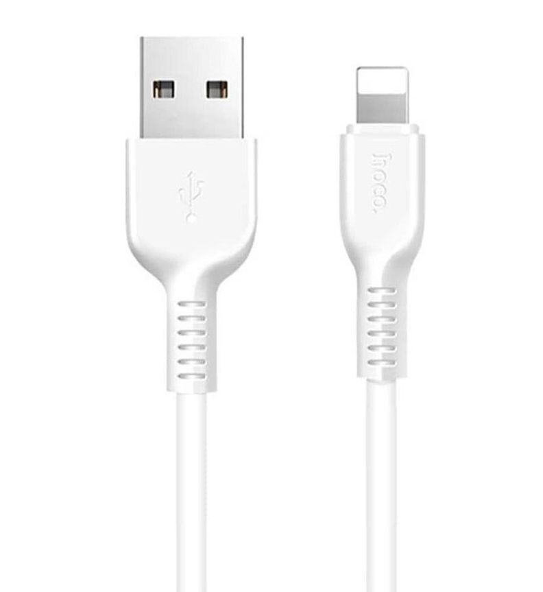 Cable USB 2 metros Hoco para iPhone iPad Carga Rápida Datos-1