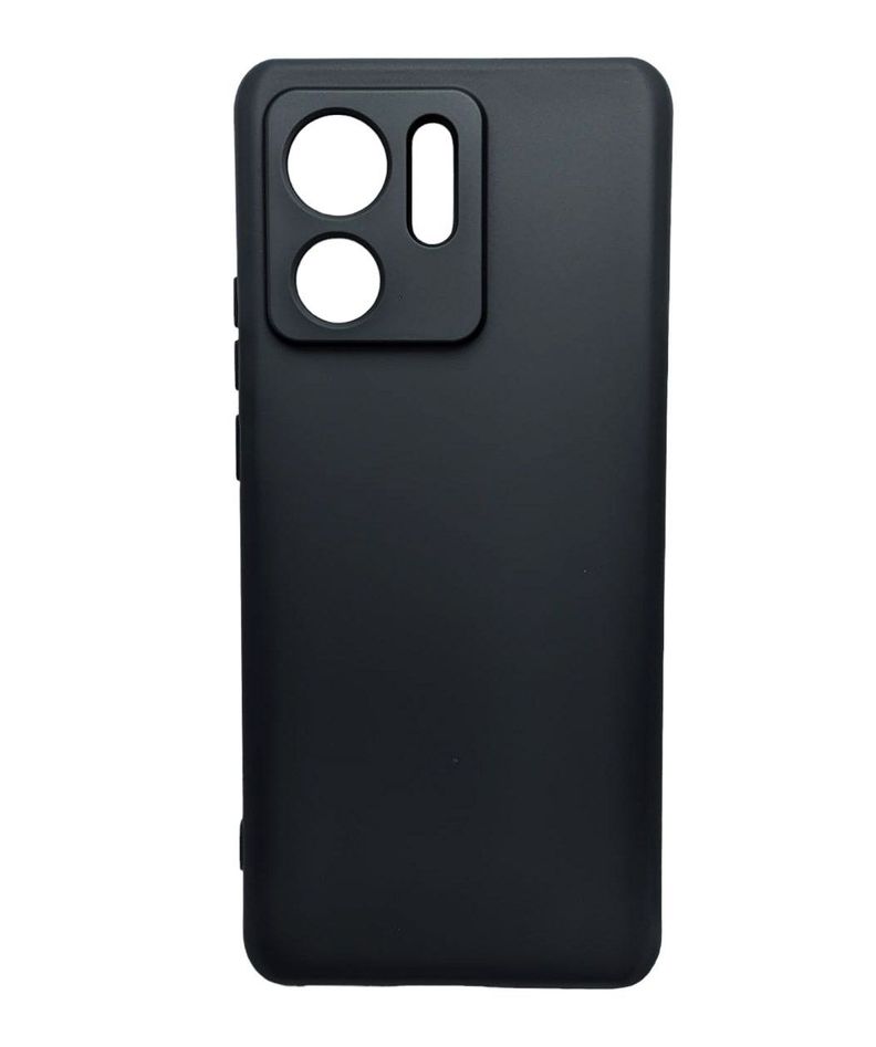 PROTECTOR CARCASA SILICONA ANTISHOCK PARA MOTO EDGE 40 NEGRA-0
