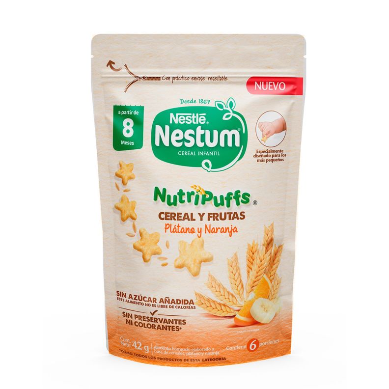 Pack 4 Cereales Infantiles Nutripuffs Mixtos-1