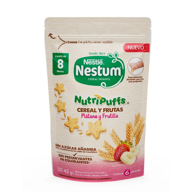 Pack 4 Cereales Infantiles Nutripuffs Mixtos-2