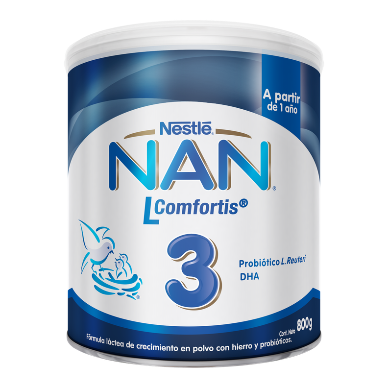 Fórmula Infantil NAN® 3 L Comfortis 800g X2 Unidades