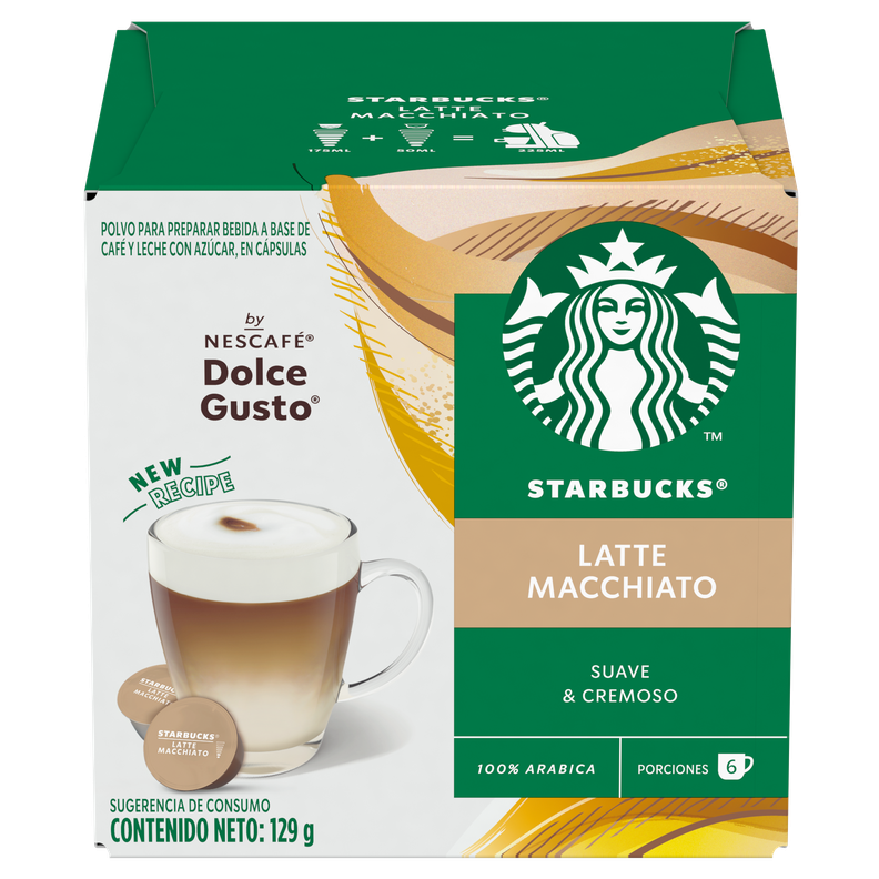 Cafetera Genio S Plus + Cápsulas de Café Starbucks Latte Macchiato X3 Cajas-2