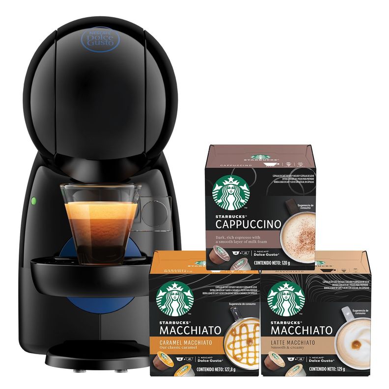 Cafetera DG® Piccolo XS  + Cápsulas Café Lacteadas X3 Cajas-0