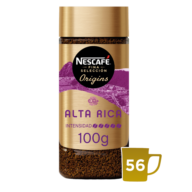 Café NESCAFÉ® FINA SELECCIÓN ORIGINS Alta Rica Frasco 100g Pack X3-1