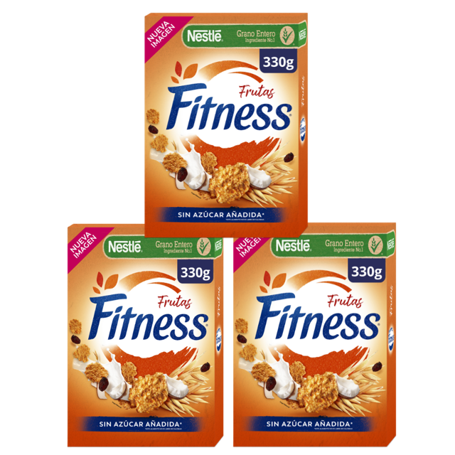 Cereal FITNESS® Frutas 330g Pack X3Por Nestlé-0