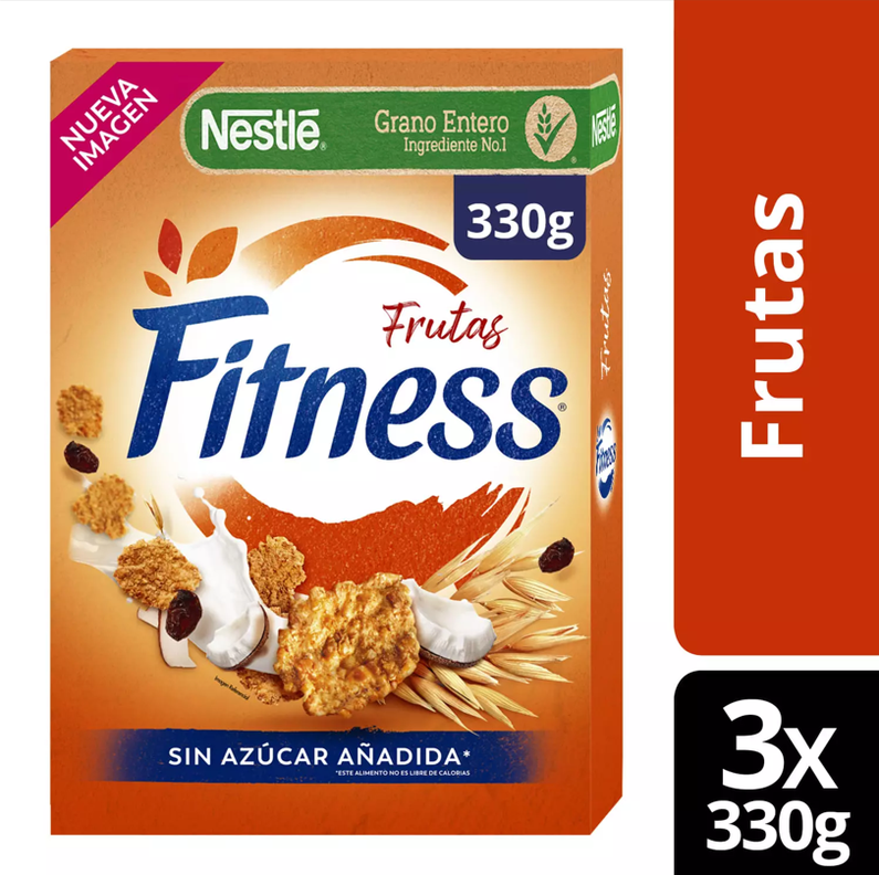 Cereal FITNESS® Frutas 330g Pack X3Por Nestlé-1