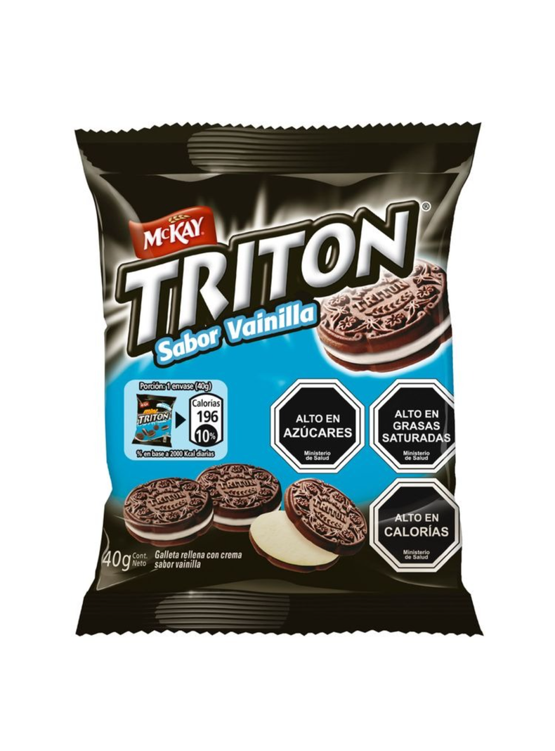 Galleta sandwich TRITON® Mini Vainilla 40g X20-0