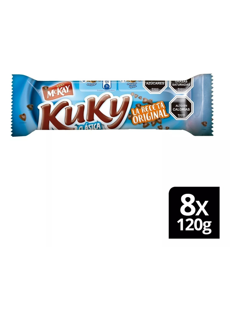 Galleta Chip KUKY® Clásica 120g X8-1