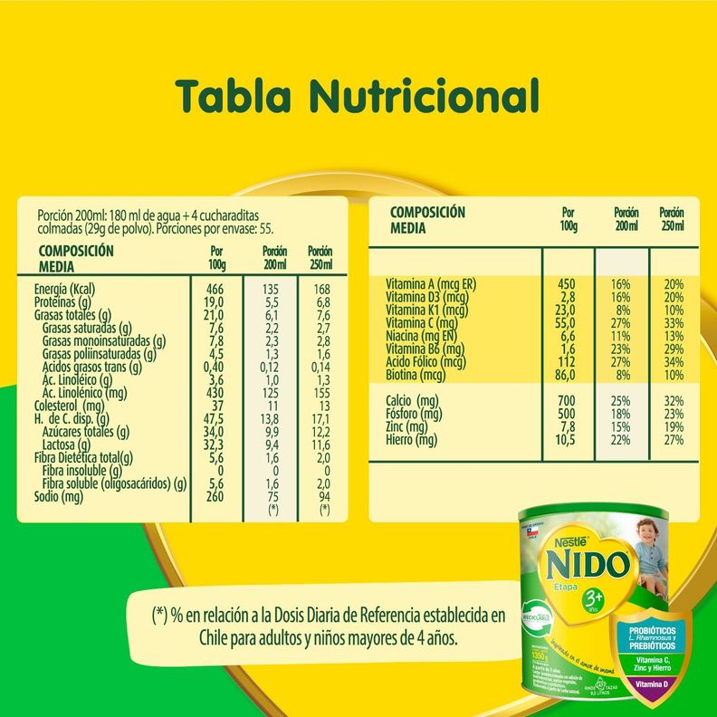 Leche Nido 3+ Protectus® 1350g Pack X4-3