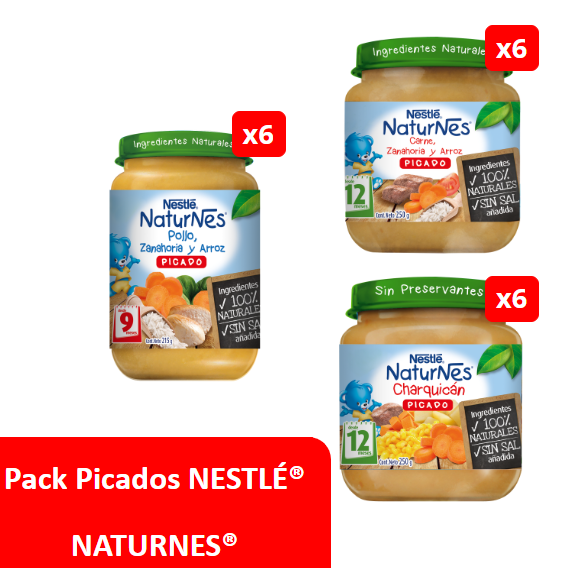 Pack Picados NESTLÉ® NATURNES® 12x250g y 6x215g-0