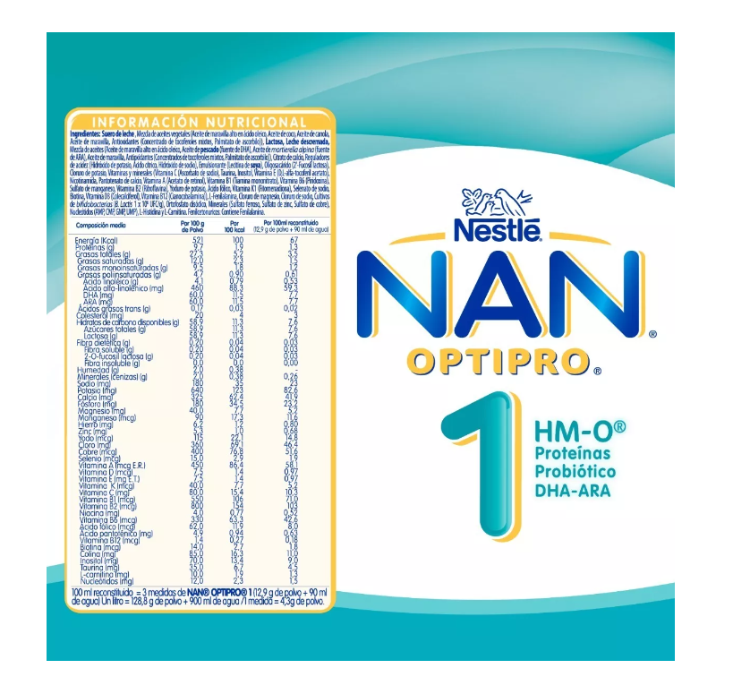 Fórmula infantil NAN® 1 Optipro Multipack 2x700g-1
