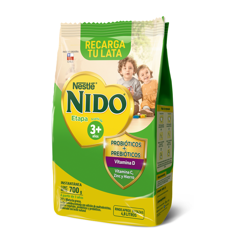 Pack Leche en Polvo NIDO® Etapa 3+ Bolsa 700g x2-1