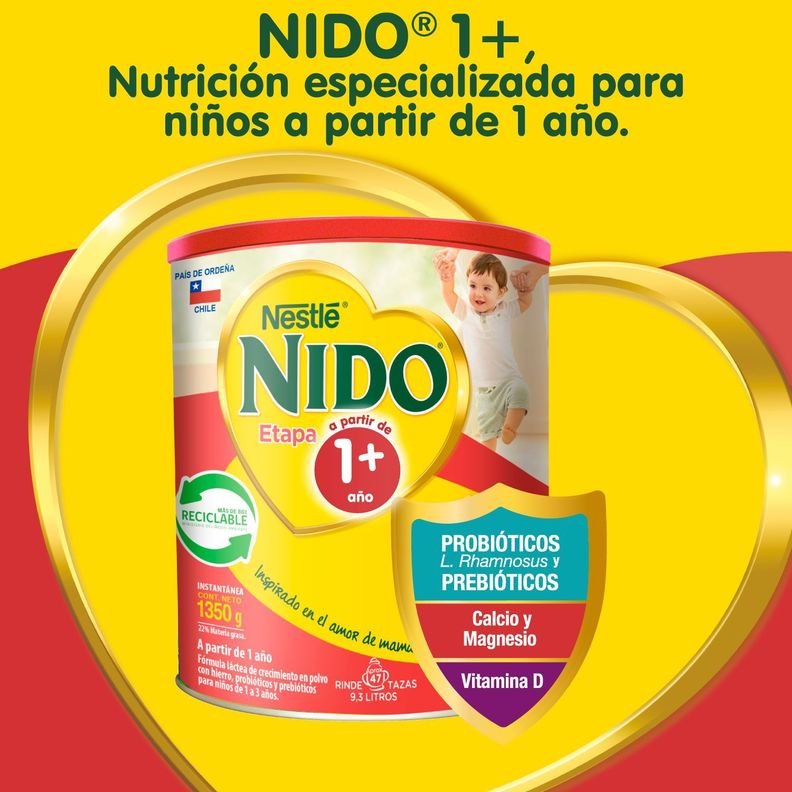 Leche Nido 1+ Protectus® 1350g Pack X4-1