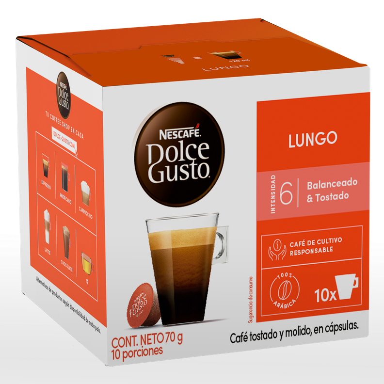 Café NESCAFÉ DOLCE GUSTO® Lungo 10 Cápsulas-0
