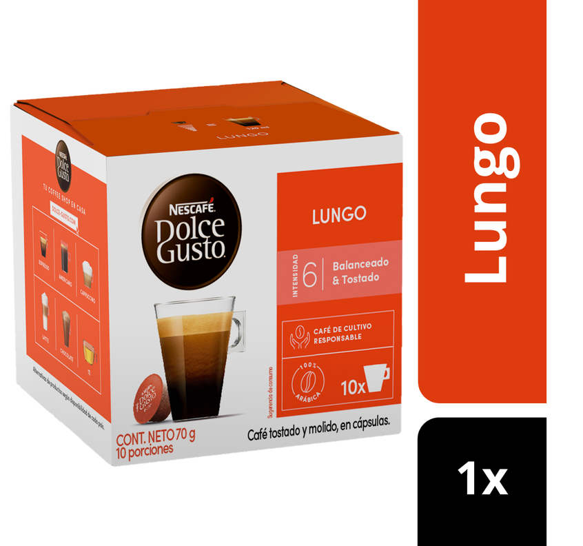 Café NESCAFÉ DOLCE GUSTO® Lungo 10 Cápsulas-1