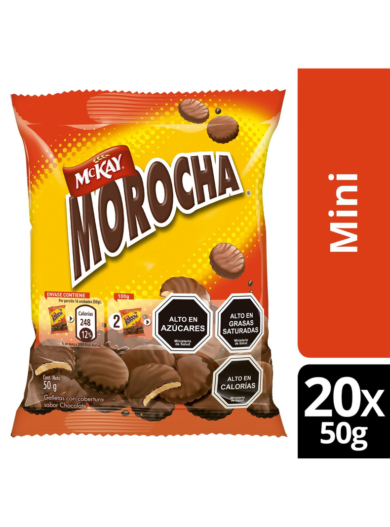 Galleta bañada MOROCHA® 50g X20-1