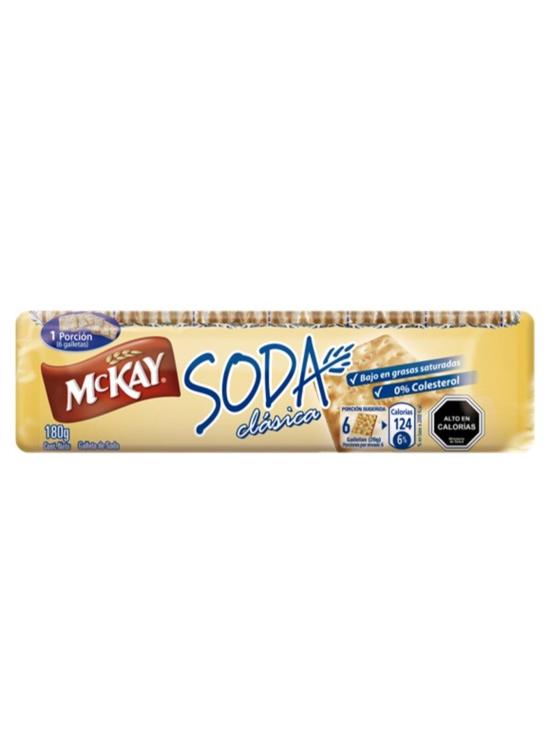 Galletas MCKAY® Soda Clásica 180g X6Por Nestlé-1