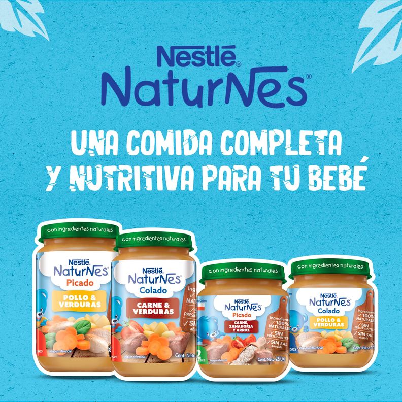 Colado NESTLÉ® NATURNES® Carne y Verduras Pack x12-4