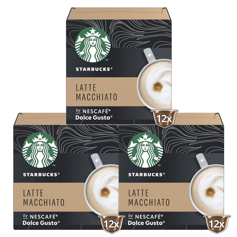 Starbucks Dolce Gusto® Latte Macchiato  X3Cajas-0
