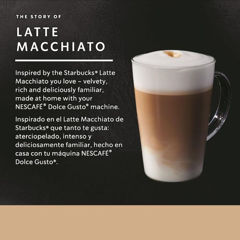 Starbucks Dolce Gusto® Latte Macchiato  X3Cajas-1