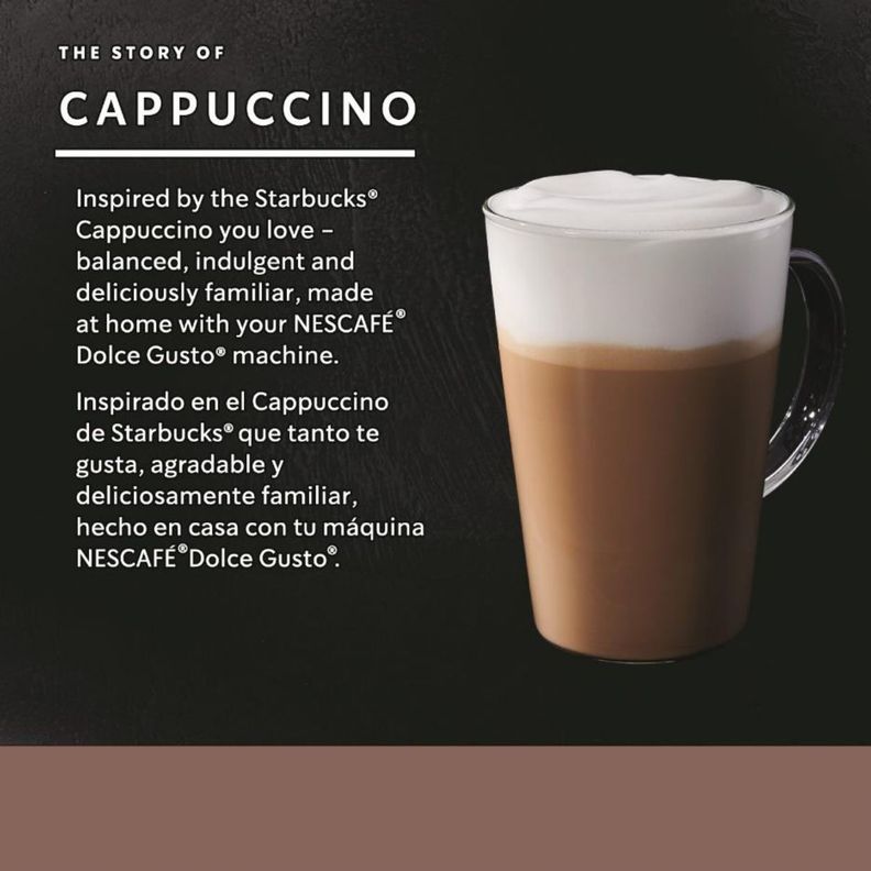 Starbucks NESCAFÉ Dolce Gusto Cappuccino X3Cajas-1
