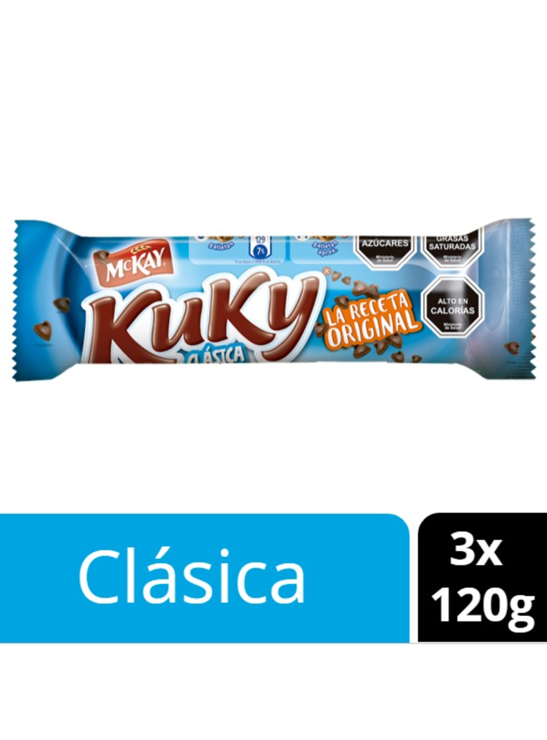 Galleta Chip KUKY® Clásica 120g Pack X3Por Nestlé-0