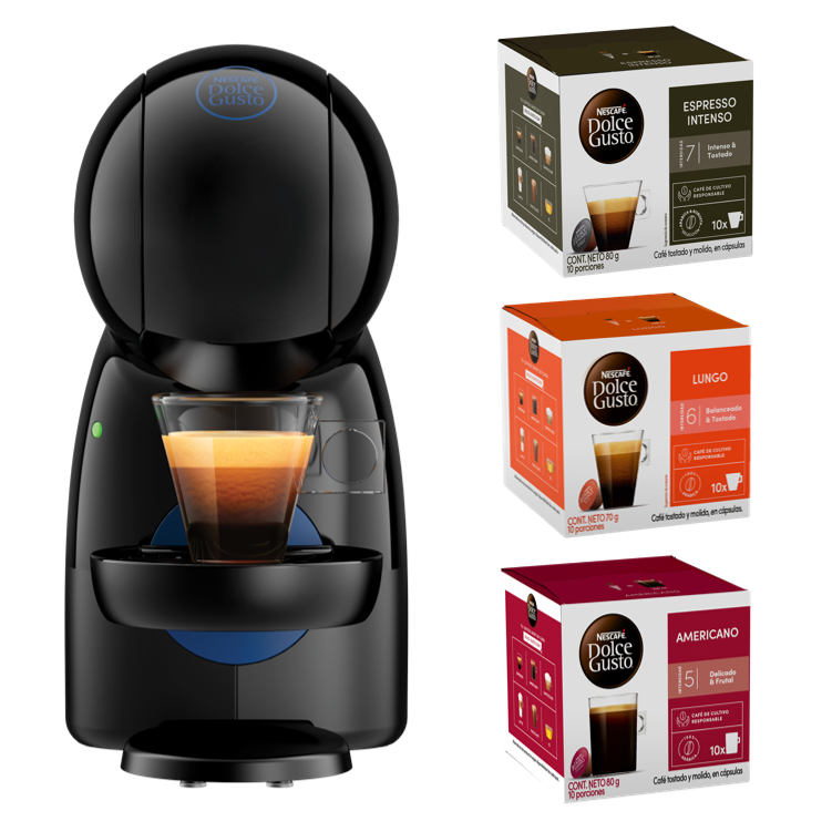 Cafetera Piccolo Xs + Cápsulas De Café Negro X3 Cajas-0