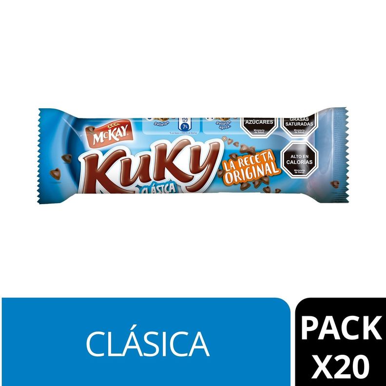 Galleta Chip KUKY® Clásica 120g Pack X20-0