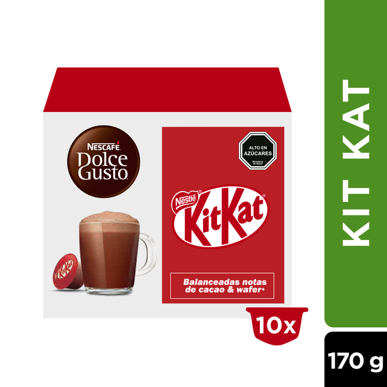 Café NESCAFÉ DOLCE GUSTO® Kit Kat 10 Cápsulas-1