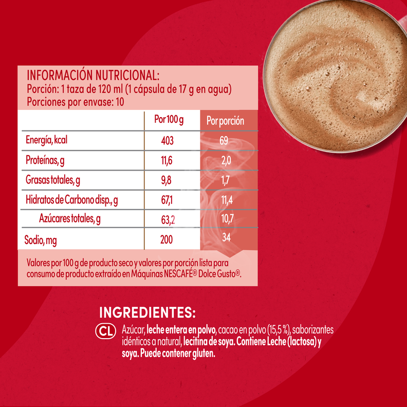 Café NESCAFÉ DOLCE GUSTO® Kit Kat 10 Cápsulas-3