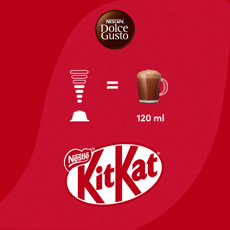 Café NESCAFÉ DOLCE GUSTO® Kit Kat 10 Cápsulas-4
