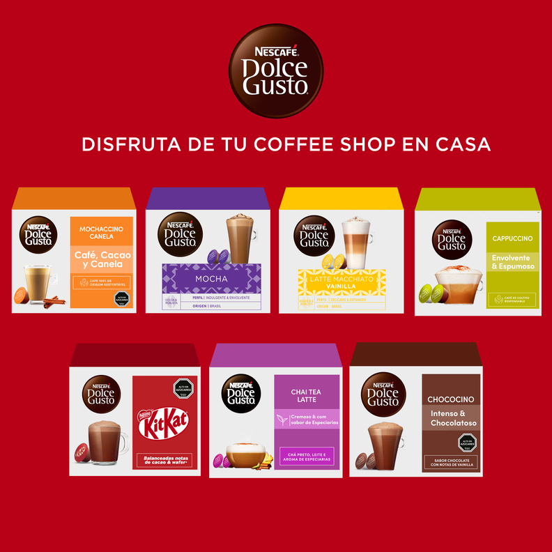 Café NESCAFÉ DOLCE GUSTO® Kit Kat 10 Cápsulas-6