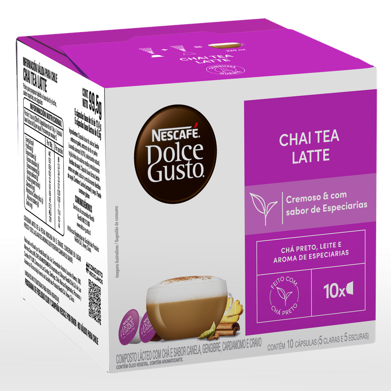 Té NESCAFÉ DOLCE GUSTO® Chai Tea Latte 10 Cápsulas-0