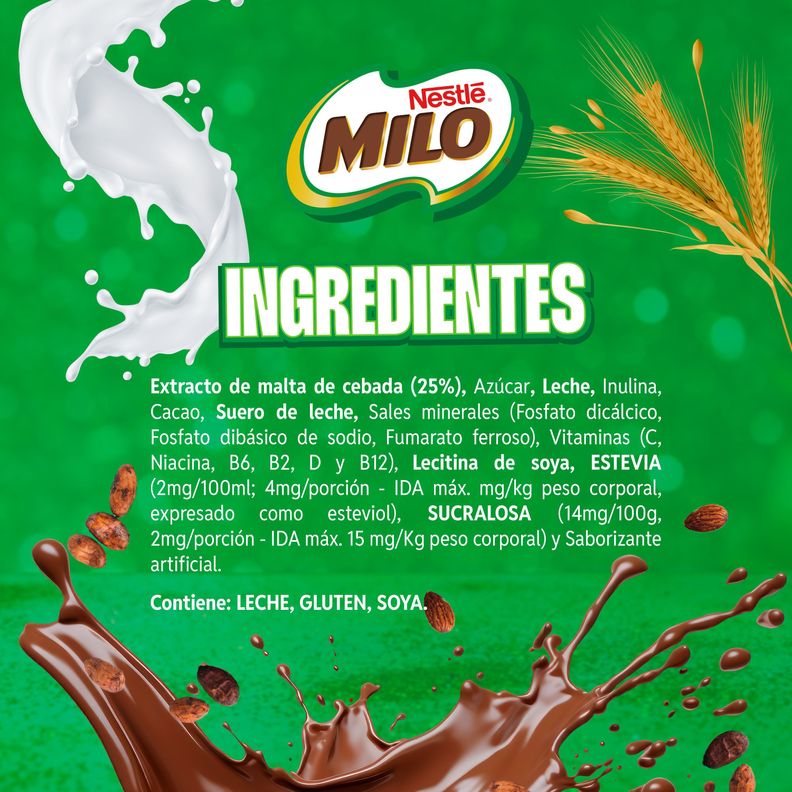 Saborizante Leche MILO ACTIV-GO Bolsa 1000g PackX2-5