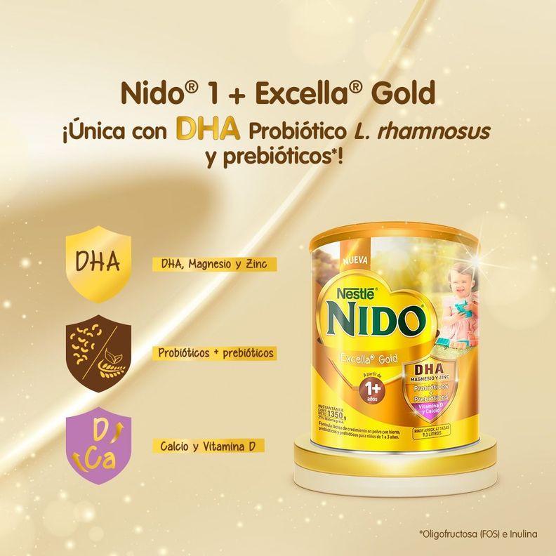 Pack NIDO Excella Gold 1+ 1350g x2-1