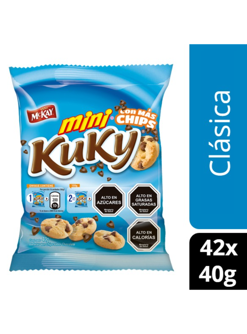 Galleta Chip Kuky® Mini 40g Pack X42-0