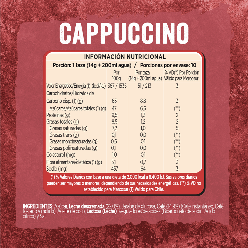 Café NESCAFÉ® Capuccino 10x14g X3 Cajas-4
